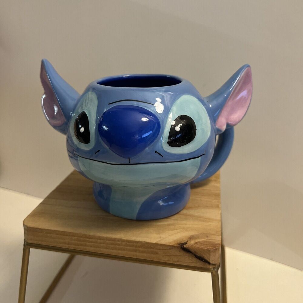 Disney Lilo & Stitch 3D Sculpted Ceramic Mug | Holds 20 Ounces